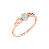 18K Gold & Diamond Ring For Women KLR-457